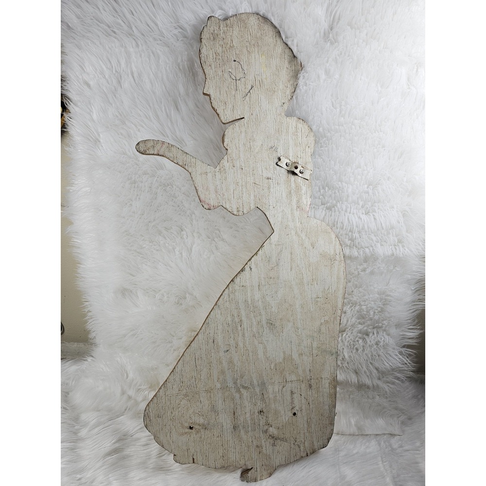 Vintage 36in Disney Snow White & 7 Dwarfs Hand Painted Wood Wall Hanging Plaques - Picture 5 of 10